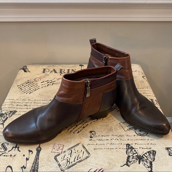 Regarde Le Ciel Leather Patchwork Ankle Bootie 9 - Picture 1 of 15